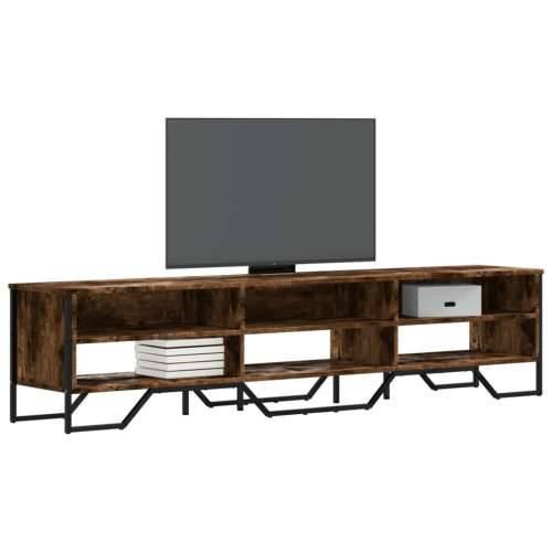 TV ormarić boja dimljenog hrasta 180x34x41 cm konstruirano drvo - Dimljeni hrast 1 180 cm Cijena