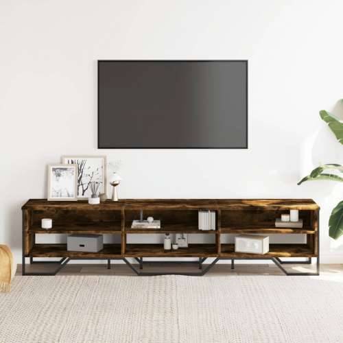 TV ormarić boja dimljenog hrasta 180x34x41 cm konstruirano drvo - Dimljeni hrast 1 180 cm Cijena