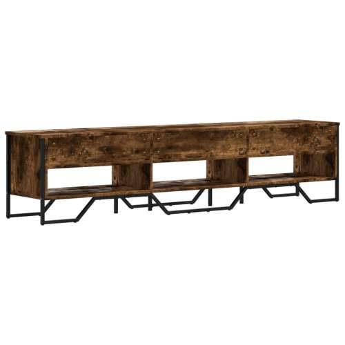 TV ormarić boja dimljenog hrasta 180x34x41 cm konstruirano drvo - Dimljeni hrast 1 180 cm Cijena