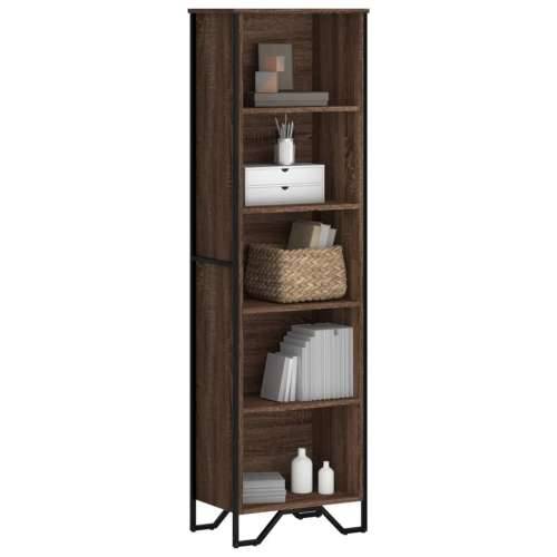 Regal za knjige boja hrasta 50x31x169 cm konstruirano drvo - Smeđi hrast 1 169 cm 50 cm Cijena