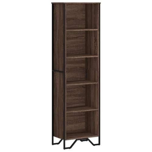 Regal za knjige boja hrasta 50x31x169 cm konstruirano drvo - Smeđi hrast 1 169 cm 50 cm Cijena