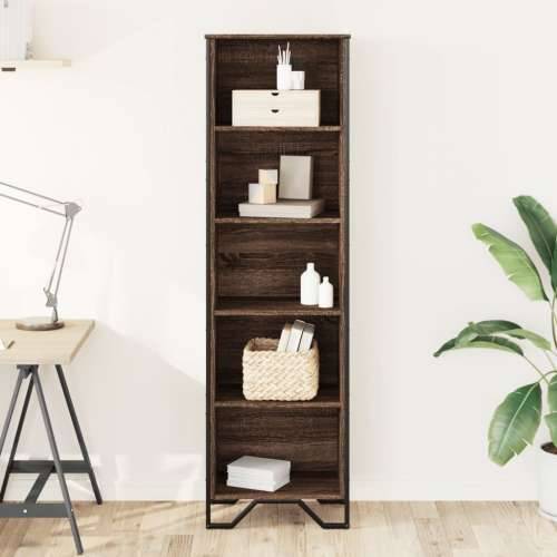 Regal za knjige boja hrasta 50x31x169 cm konstruirano drvo - Smeđi hrast 1 169 cm 50 cm Cijena