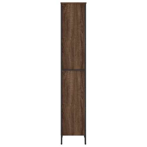Regal za knjige boja hrasta 50x31x169 cm konstruirano drvo - Smeđi hrast 1 169 cm 50 cm Cijena