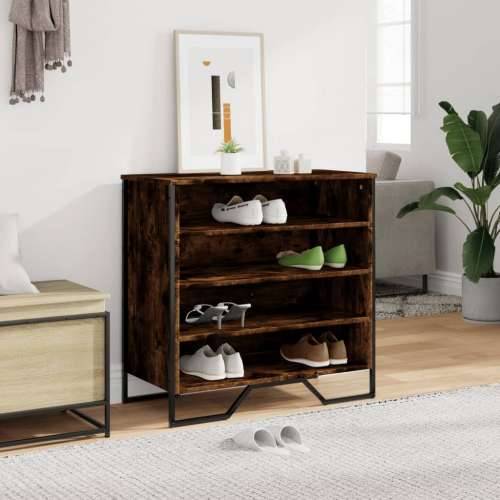 Ormarić za cipele boja hrasta 80 x 38 x 78 cm konstruirano drvo - Dimljeni hrast 1 Cijena