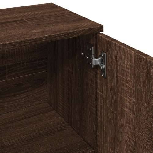Komoda boja smeđeg hrasta 90,5 x 29,5 x 65 cm konstruirano drvo Cijena