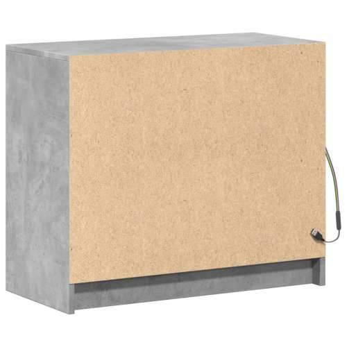 Komoda s LED siva boja betona 72x34x61 cm od konstruiranog drva - Beton siva 1 Cijena