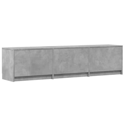 TV ormarić s LED svjetlima boja betona 165 x 34 x 40 cm drveni - Beton siva 1 165 cm Cijena