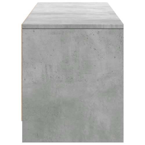 TV ormarić s LED svjetlima boja betona 165 x 34 x 40 cm drveni - Beton siva 1 165 cm Cijena