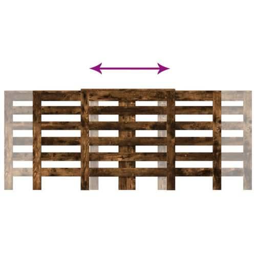 Maska za radijator - Pokrov za radijator hrasta sonome 205x21,5x83,5 cm - Dimljeni hrast 205 x 21.5 x 83.5 cm 1 vodoravne letvic Cijena