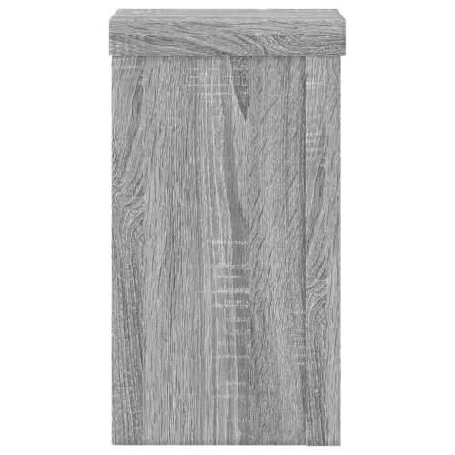 Stalci za biljke 2 kom boja hrasta 10x10x18cm konstruirano drvo - Sivi hrast sonoma 10 x 10 x 18 cm 2 Cijena