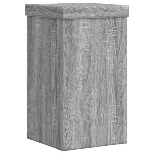 Stalci za biljke 2 kom boja hrasta 10x10x18cm konstruirano drvo - Sivi hrast sonoma 10 x 10 x 18 cm 2 Cijena