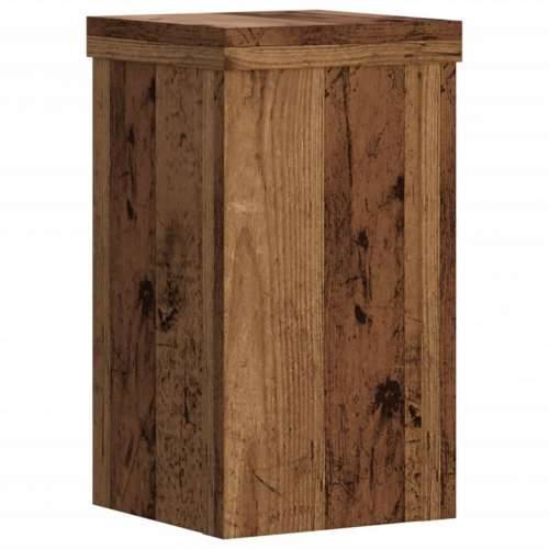 Stalci za biljke 2 kom boja staro drvo 10x10x18 cm drveni - Staro drvo 10 x 10 x 18 cm 2 Cijena