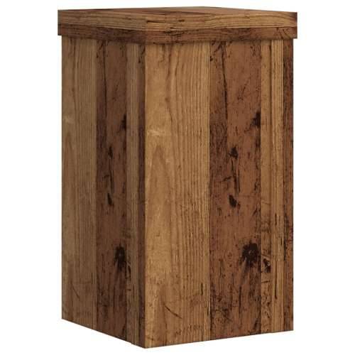 Stalci za biljke 2 kom boja staro drvo 10x10x18 cm drveni - Staro drvo 10 x 10 x 18 cm 2 Cijena