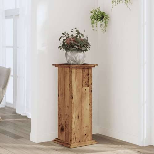 Stalak za biljke boja starog drva 33 x 33 x 80 cm drveni - Staro drvo 33 x 33 x 80 cm 1 Cijena