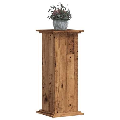 Stalak za biljke boja starog drva 33 x 33 x 80 cm drveni - Staro drvo 33 x 33 x 80 cm 1 Cijena
