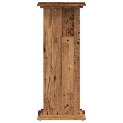Stalak za biljke boja starog drva 33 x 33 x 80 cm drveni - Staro drvo 33 x 33 x 80 cm 1 Cijena