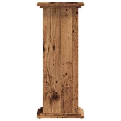 Stalak za biljke boja starog drva 33 x 33 x 80 cm drveni - Staro drvo 33 x 33 x 80 cm 1 Cijena