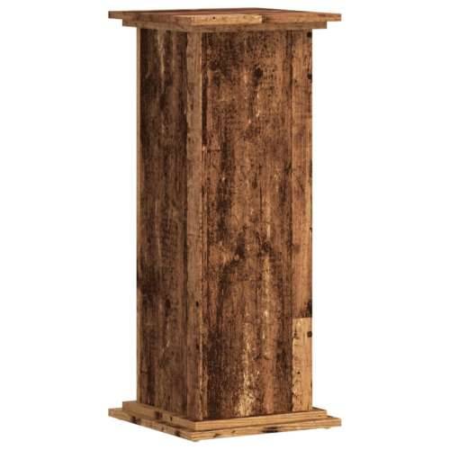 Stalak za biljke boja starog drva 33 x 33 x 80 cm drveni - Staro drvo 33 x 33 x 80 cm 1 Cijena