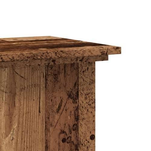 Stalak za biljke boja starog drva 33 x 33 x 80 cm drveni - Staro drvo 33 x 33 x 80 cm 1 Cijena