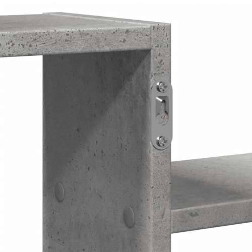 Zidna polica siva boja betona 104x15x49 cm konstruirano drvo - Beton siva 1 Cijena