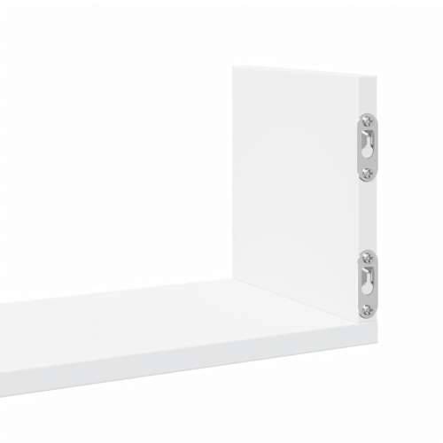 Zidne police 3 kom bijele 58 x 18 x 18 cm konstruirano drvo - Bijela 58 x 18 x 18 cm 1 Cijena