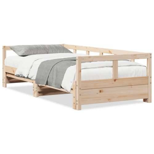 Dnevni krevet bez madraca 90 x 190 cm od masivne borovine - Prirodna 90 x 190 cm Ne Cijena