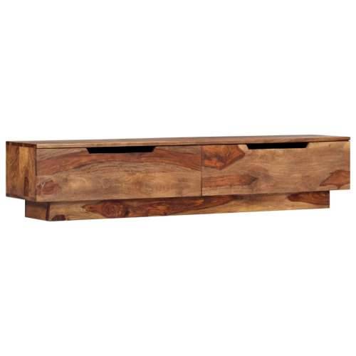 TV ormarić 145 x 30 x 30 cm od masivnog drva Cijena