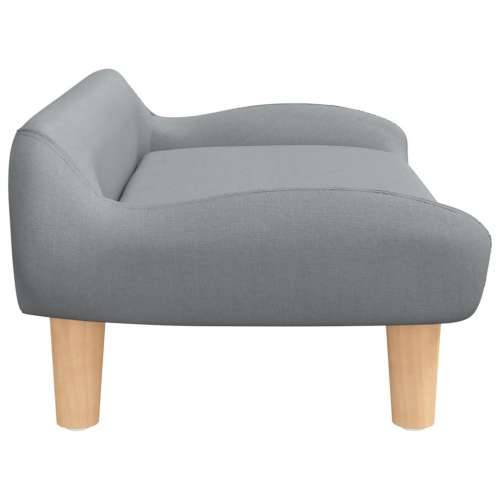 Dječja fotelja svjetlosiva 70x40x24 cm od tkanine - Svjetlosiva Cijena