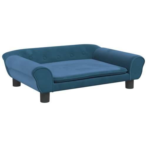 Dječja fotelja plava 70x45x26 cm baršunasta - Plava 70 x 45 x 26 cm Cijena