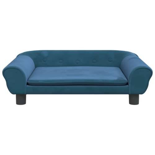 Dječja fotelja plava 70x45x26 cm baršunasta - Plava 70 x 45 x 26 cm Cijena