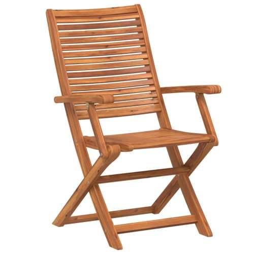 Sklopive vrtne stolice 6 kom 57x66x95 cm masivno drvo bagrema 6 S naslonom za ruke Cijena