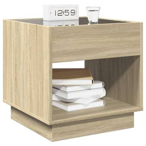 Noćni ormarić s beskonačnim LED boja hrasta sonome 50x50x50 cm - sonoma hrast 50 x 50 x 50 cm 1 Cijena