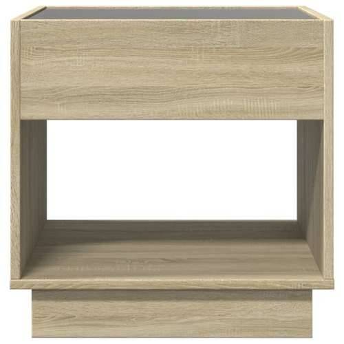 Noćni ormarić s beskonačnim LED boja hrasta sonome 50x50x50 cm - sonoma hrast 50 x 50 x 50 cm 1 Cijena