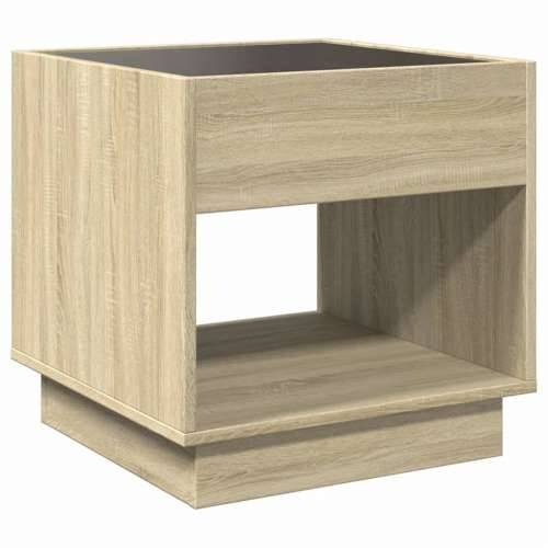 Noćni ormarić s beskonačnim LED boja hrasta sonome 50x50x50 cm - sonoma hrast 50 x 50 x 50 cm 1 Cijena