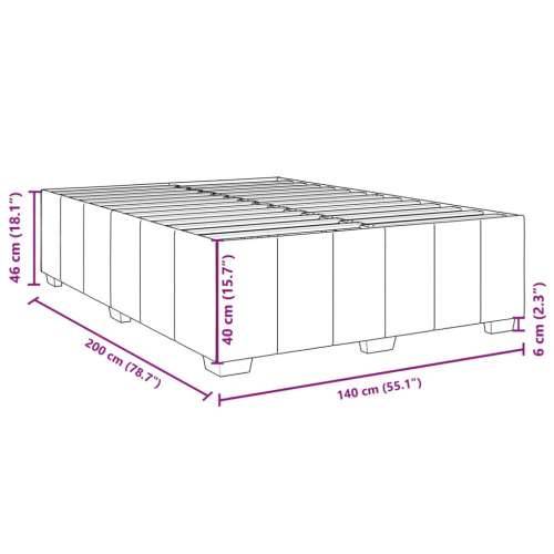 Krevet box spring s madracem svjetlosivi 140x200 cm od tkanine - Svjetlosiva 140 x 200 cm Cijena