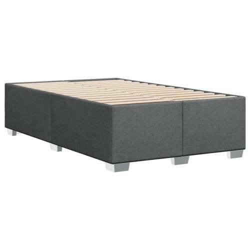 Krevet box spring s madracem tamnosivi 120 x 190 cm tkanina - Tamno siva 120 x 190 cm Gladak dizajn Cijena