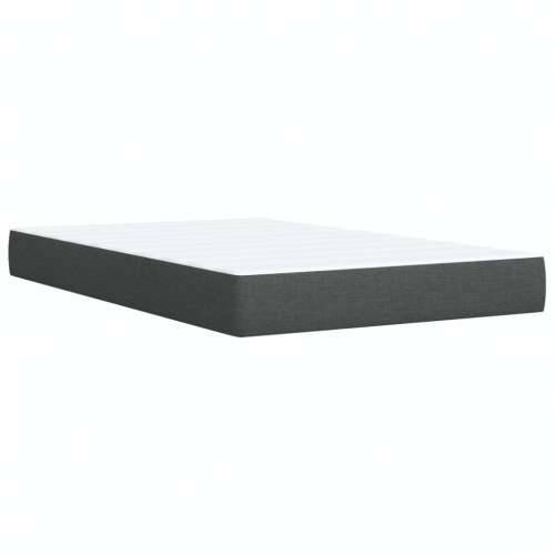 Krevet box spring s madracem tamnosivi 120 x 190 cm tkanina - Tamno siva 120 x 190 cm Gladak dizajn Cijena