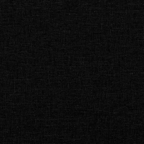 Krevet s oprugama i madracem crni 140 x 190 cm od tkanine - Crna 140 x 190 cm Dizajn s gumbima Cijena