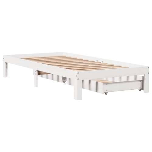 Okvir kreveta s ladicama bez madraca bijeli 90x190 cm - Bijela 90 x 190 cm Cijena