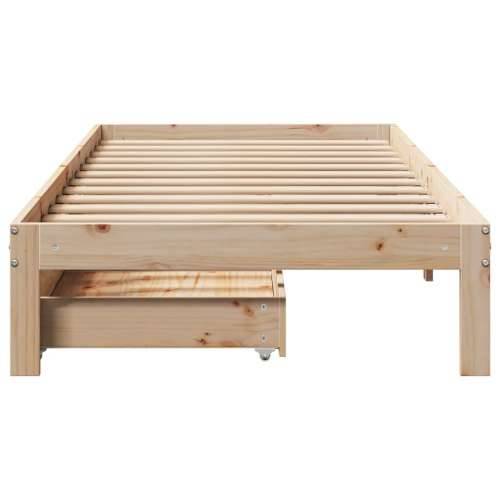 Okvir kreveta s ladicama bez madraca 90 x 200 cm - Prirodna 90 x 200 cm Cijena