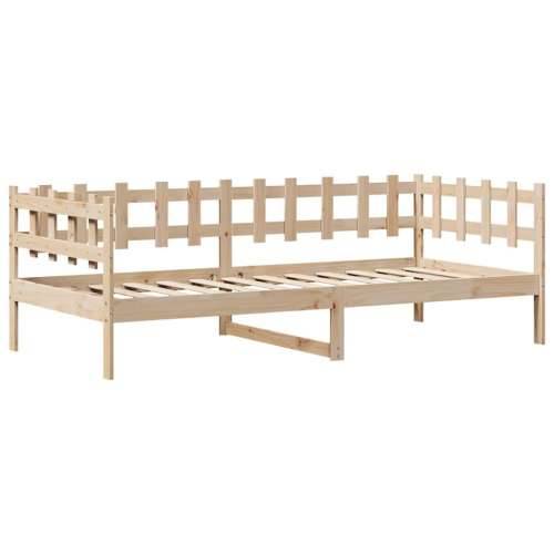 Dnevni krevet s ladicama bez madraca 90 x 190 cm masivno drvo Cijena