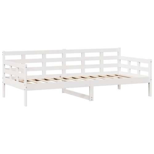 Dnevni krevet s ladicama bez madraca 80x200 cm masivno drvo - Bijela 80 x 200 cm Cijena