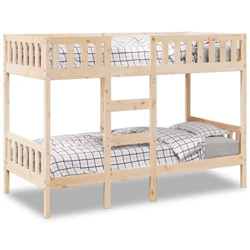 Krevet na kat 75 x 190 cm od masivne borovine - Prirodna 75 x 190 cm Cijena