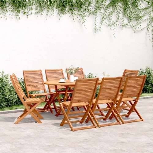 Sklopive vrtne stolice 8 kom 51x66x95 cm masivno drvo bagrema - 8 Bez naslona za ruke Cijena