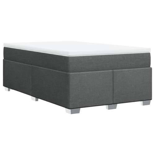 Krevet box spring s madracem tamnosivi 120 x 190 cm tkanina - Tamno siva 120 x 190 cm Cijena