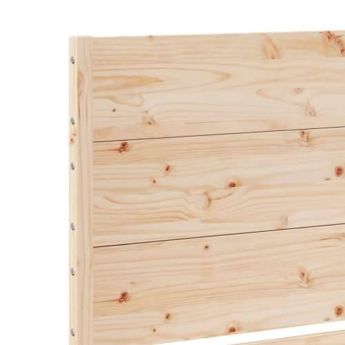 Dugi okvir kreveta bez madraca 100 x 210 cm masivno drvo - Prirodna 100 x 210 cm Cijena