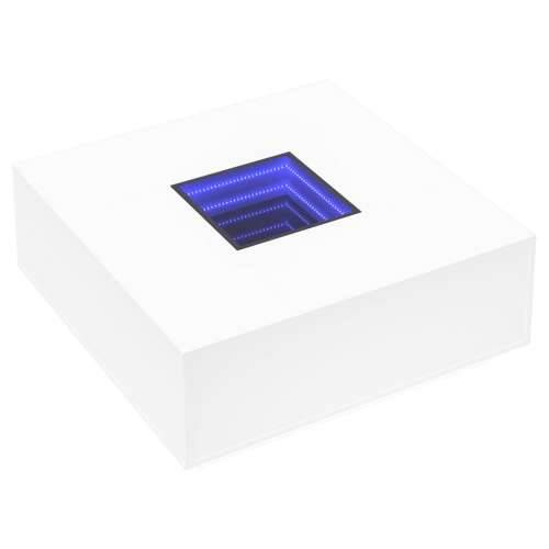 Stolić za kavu s beskonačnim LED svjetlima bijeli 100x100x40 cm - Bijela 100 x 100 x 40 cm 1 Cijena