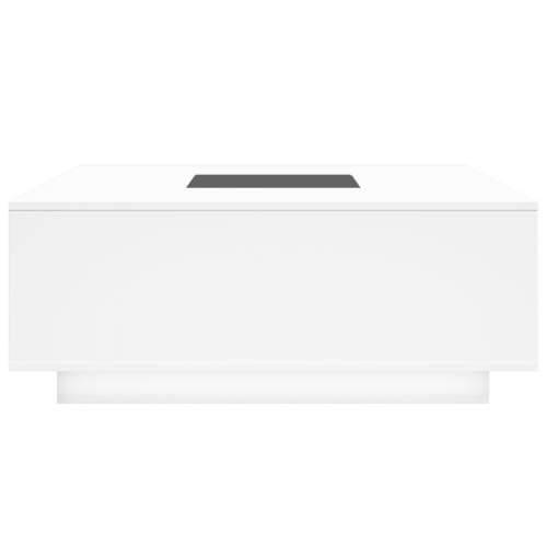 Stolić za kavu s beskonačnim LED svjetlima bijeli 100x100x40 cm - Bijela 100 x 100 x 40 cm 1 Cijena