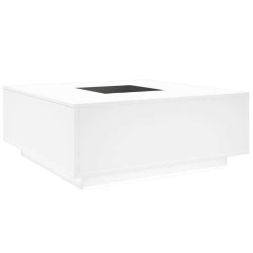 Stolić za kavu s beskonačnim LED svjetlima bijeli 100x100x40 cm - Bijela 100 x 100 x 40 cm 1 Cijena
