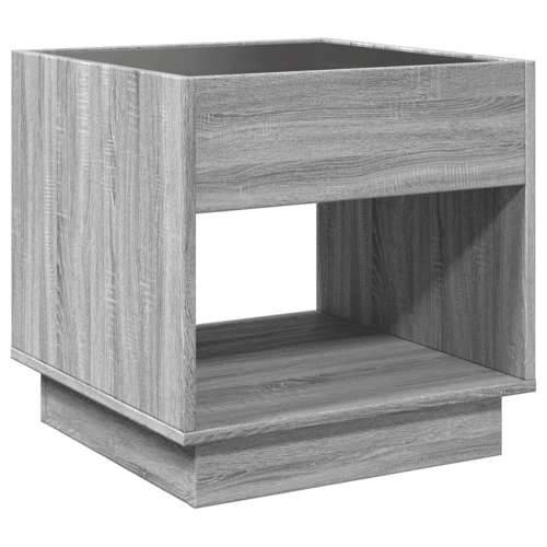 Noćni ormarić s beskonačnim LED boja hrasta 50x50x50 cm - Sivi hrast sonoma 50 x 50 x 50 cm 1 Cijena